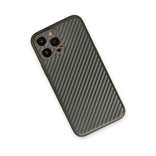 İphone 13 Pro Kılıf Coco Karbon Silikon - Füme