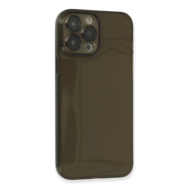 İphone 13 Pro Kılıf Fly Lens Silikon - Siyah