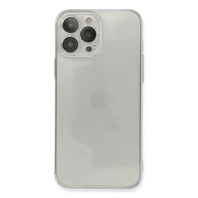 İphone 13 Pro Kılıf Fly Lens Silikon - Şeffaf