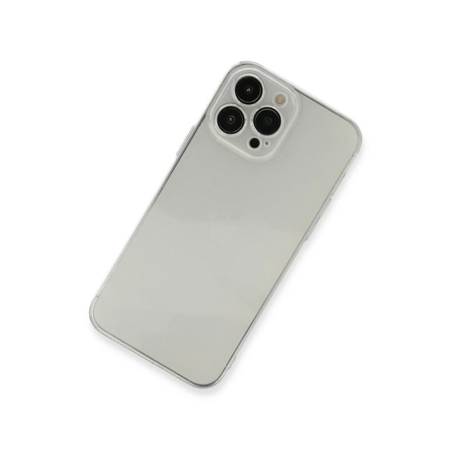 İphone 13 Pro Kılıf Fly Lens Silikon - Şeffaf