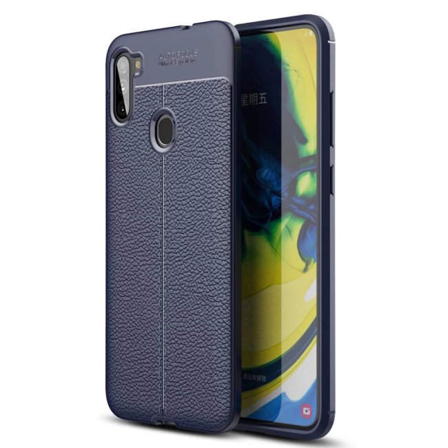 Samsung Galaxy A11 Kılıf Auto Focus Kapak - Lacivert