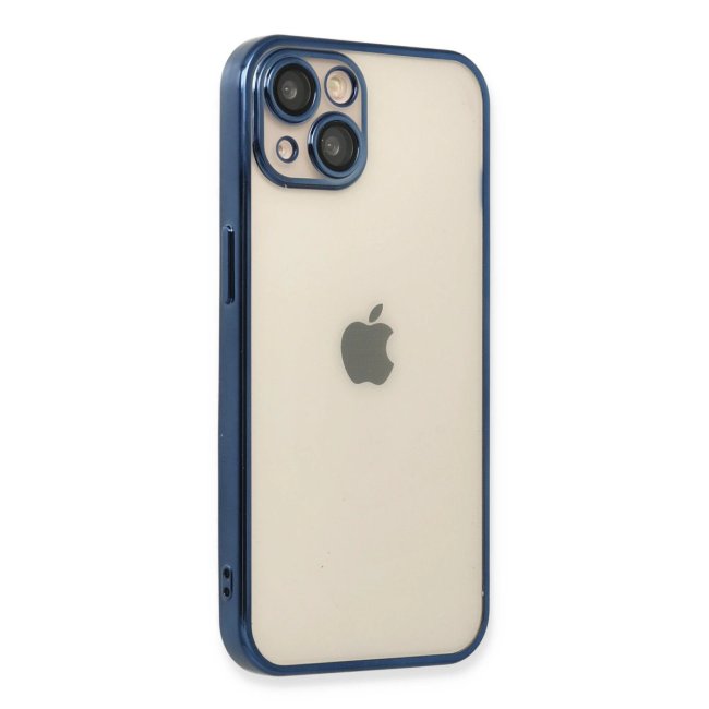 İphone 13 Kılıf Razer Lensli Silikon - Lacivert