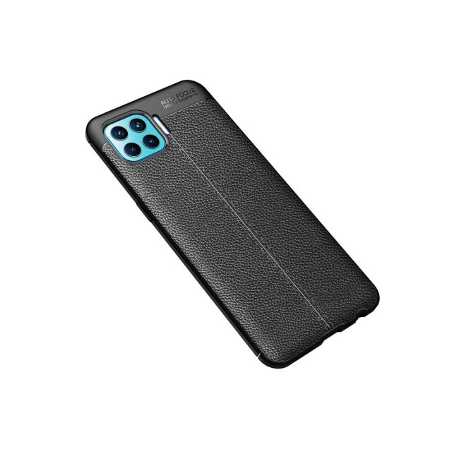 Oppo Reno 4 Lite Kılıf Auto Focus Kapak - Siyah