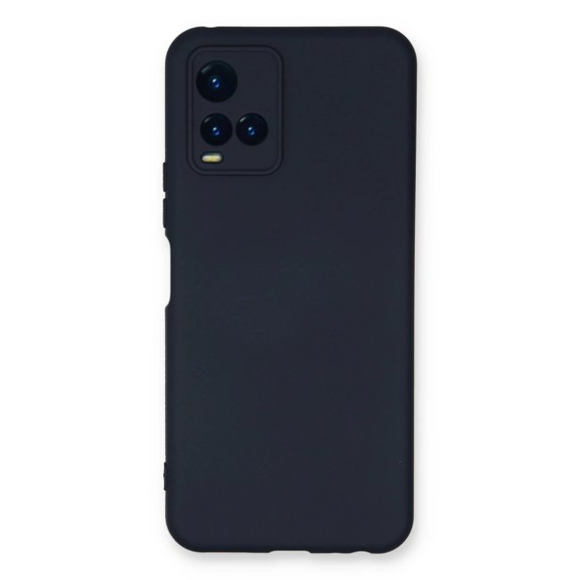 Vivo Y21s Kılıf Nano İçi Kadife Silikon - Lacivert