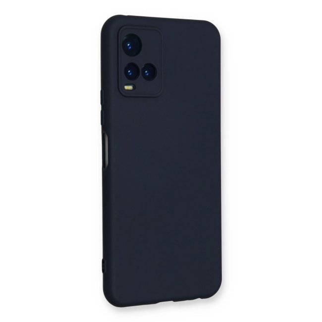 Vivo Y21s Kılıf Nano İçi Kadife Silikon - Lacivert
