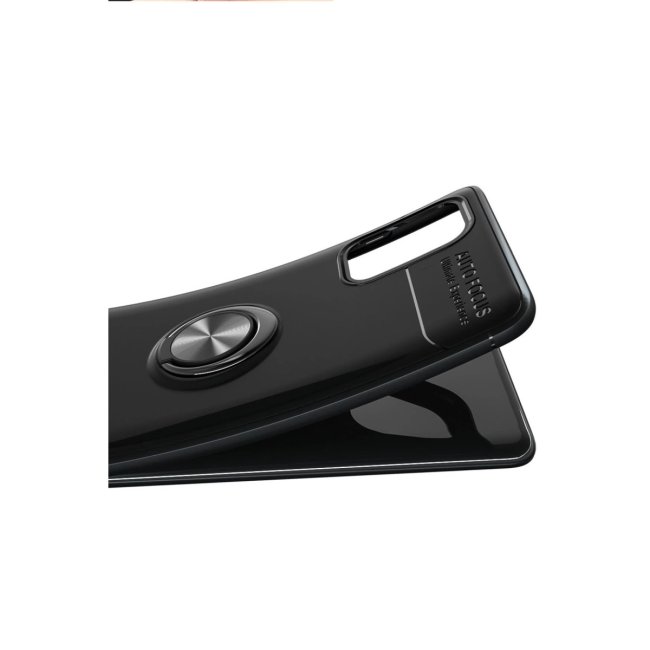 Samsung Galaxy M31s Kılıf Range Yüzüklü Silikon - Mavi