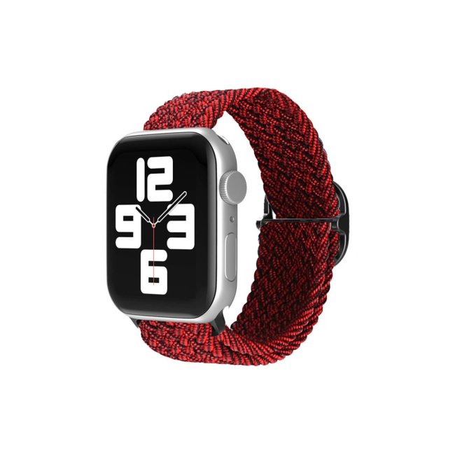 Apple Watch 38mm Kordon - Siyah-bordo