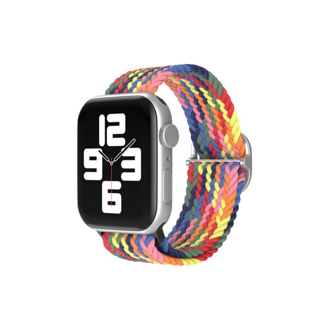 Apple Watch 38mm Kordon - Siyah-kırmızı-sarı