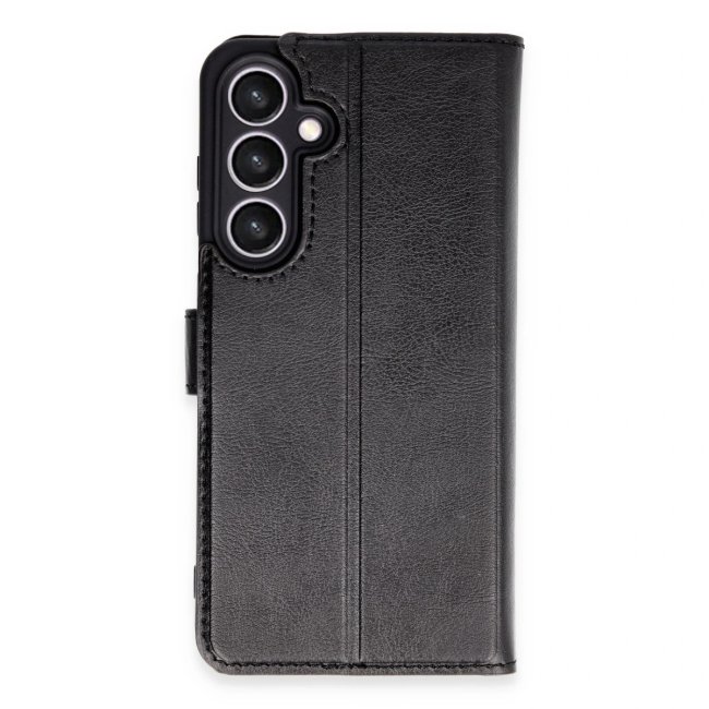 Samsung Galaxy S24 Fe Kılıf Trend S Plus Kapaklı Kılıf - Siyah