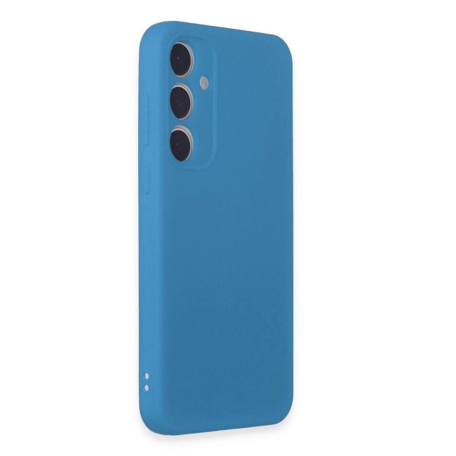 Samsung Galaxy A15 4g Kılıf First Silikon - Mavi