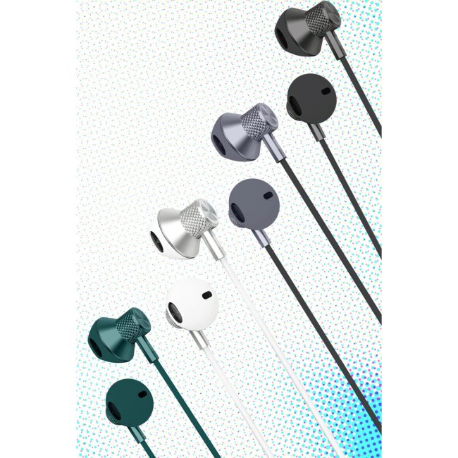 Ls-730 1.2m İphone 15 Serisi İle Uyumlu Type-c Kablolu Kulaklık - Gümüş