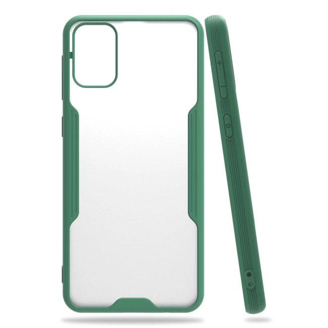 Samsung Galaxy M31 Kılıf Platin Silikon - Yeşil
