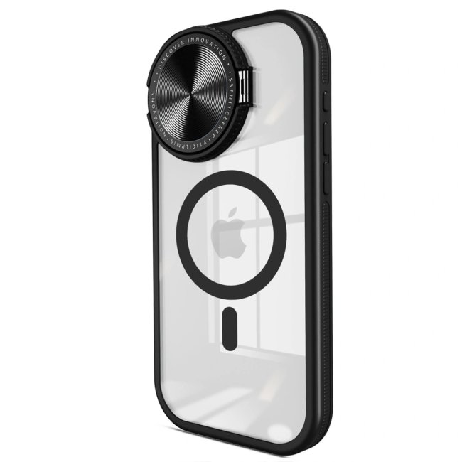 İphone 11 Kılıf Teleskop Lens Magsafe Silikon Kapak - Siyah