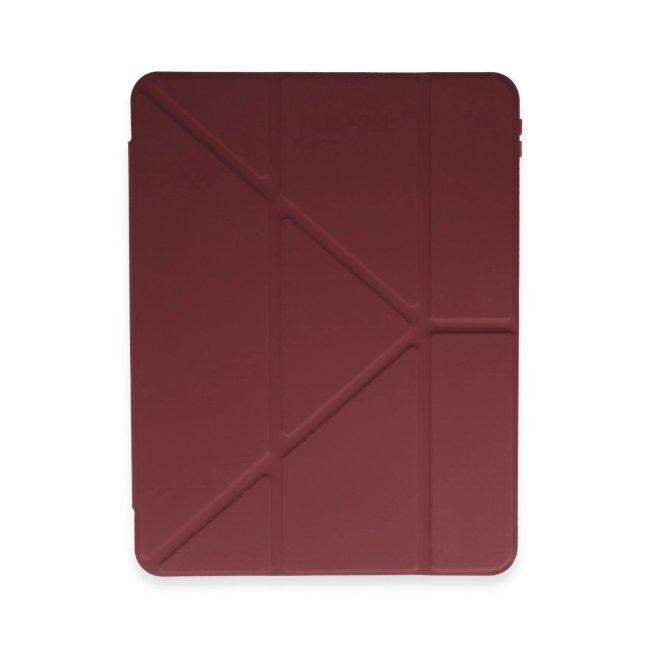 Samsung Galaxy Tab A9 Plus Kılıf Kalemlikli Mars Tablet Kılıfı - Mürdüm