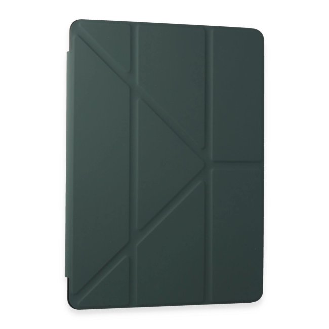 Samsung Galaxy Tab A9 Plus Kılıf Kalemlikli Mars Tablet Kılıfı - Koyu Yeşil