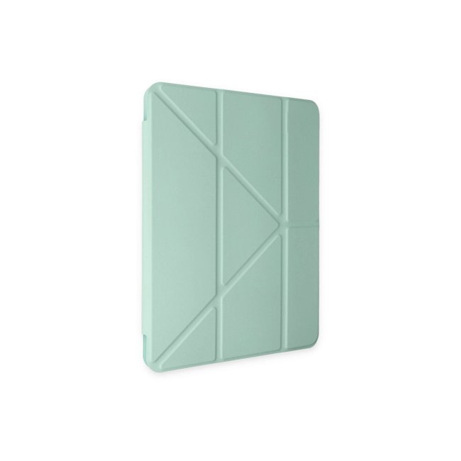 Samsung Galaxy Tab A9 Plus Kılıf Kalemlikli Mars Tablet Kılıfı - Açık Yeşil