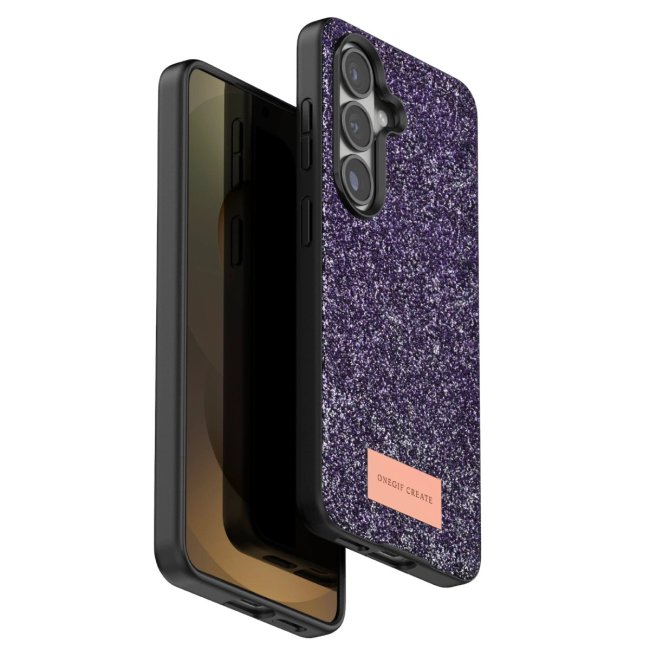 Onegif Samsung Galaxy S26 Plus Bright Simli Kapak - Derin Mor