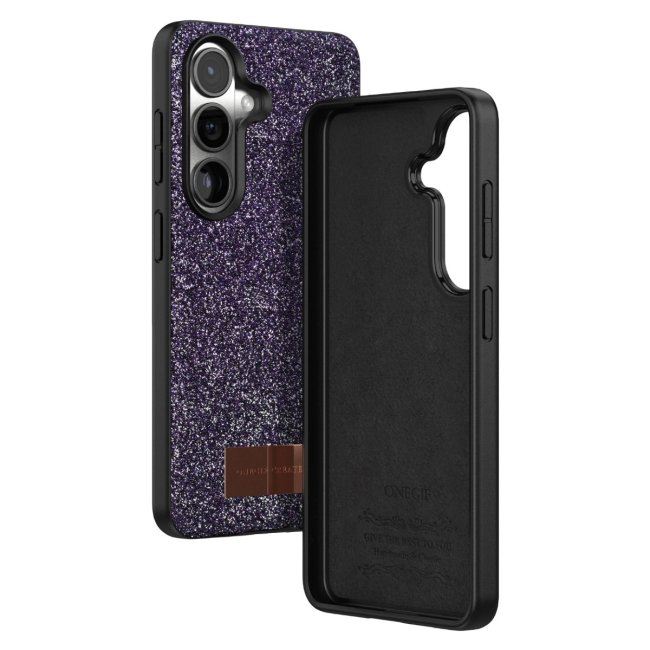 Onegif Samsung Galaxy S26 Plus Bright Simli Kapak - Derin Mor