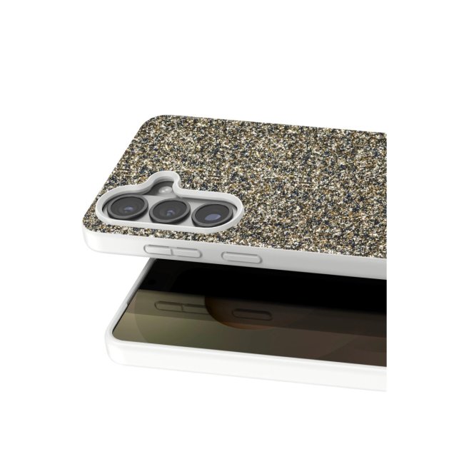 Onegif Samsung Galaxy S26 Plus Bright Simli Kapak - Gold