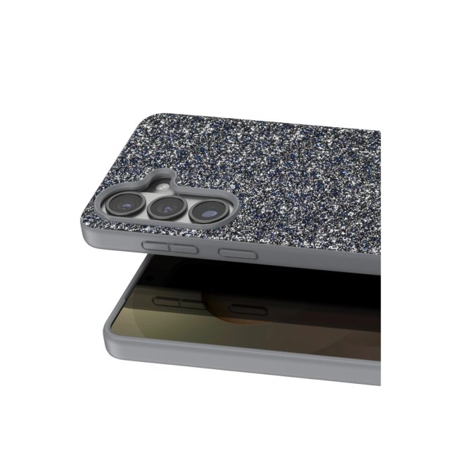 Onegif Samsung Galaxy S26 Plus Bright Simli Kapak - Gümüş