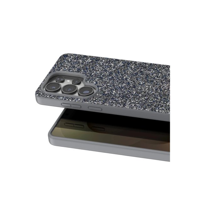 Onegif Samsung Galaxy S26 Ultra Bright Simli Kapak - Gümüş