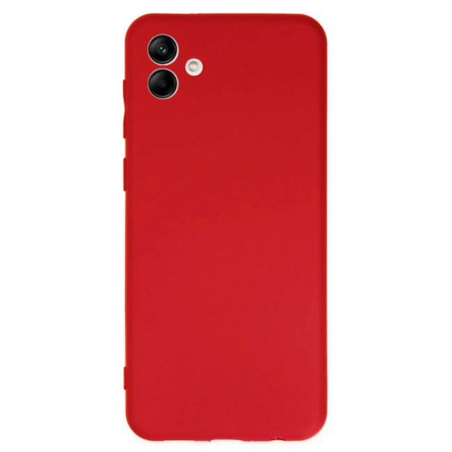 Samsung Galaxy A04 Kılıf First Silikon - Kırmızı